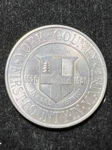 lot 42 image: 1936 US YORK COUNTY COMMEM HALF DOLLAR UNC