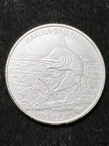 lot 67 image: 2016 TOKELAU ROUND 1 TROY OZ .999 FINE SILVER