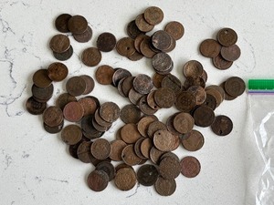 lot 25 image: Indian Head Cent Cull Coins