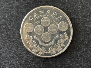 1968 Canada Silver Commemorative Dollar