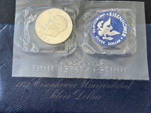 lot 41 image: 1972-S Eisenhower Silver Dollar Uncirculated