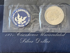 lot 60 image: 1971-S Eisenhower Silver Dollar Uncirculated