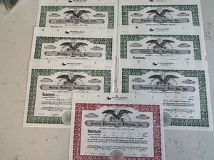 Vintage North Dakota Stock Certificates Never Assigned