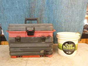 lot 59 image: Tackle Box and Bat Bucket