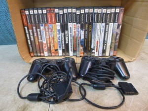 lot 91 image: Play Station Games and Controllers