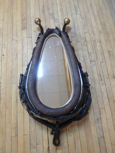 lot 127 image: Authentic Horse Harness Mirror