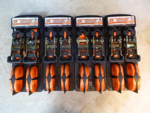 lot 164 image: 4 Packs of 2 Erickson 15 Ratcheting Tie-Downs