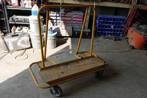 lot 353 image: Nu-Wave Rolling Drywall Cart