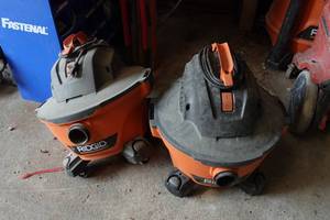 lot 380 image: 2 Ridgid WetDry Vacs