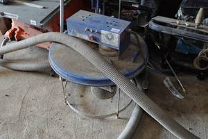 lot 245 image: Vactagon Twin Electric Motor Drum Top Vacuum