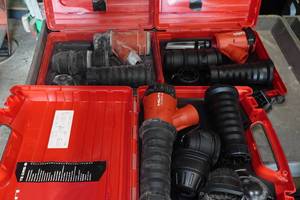lot 408 image: 3 Hilti TE DRS-B Dust Extractors