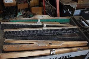 lot 412 image: Assorted Concrete Broom Heads