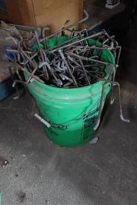 lot 423 image: Concrete High Chairs