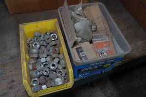lot 426 image: Large Galvanized Hex Nuts