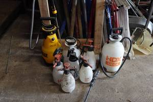 lot 439 image: Assorted Pressure Sprayers