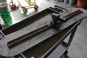 lot 460 image: Concrete Glider with Twister Adapter