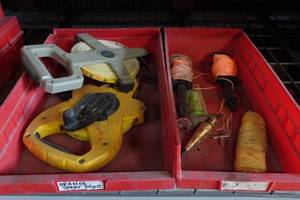 lot 484 image: 100 Tape Measures and Level Line