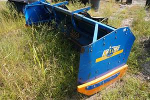 lot 154 image: Kage Snowfire System Skid Steer 9 Snow Plow with Removable Box