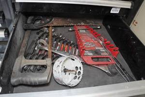 lot 237 image: Wrenches and Saws