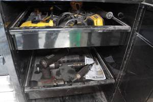 lot 239 image: Ingersoll Rand 12 Impact Wrench, Air Saw, DeWalt Corded Sander