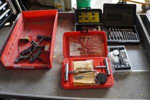 lot 475 image: Tire Repair Tools and Drill Bits