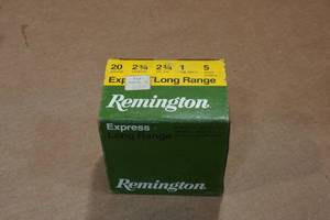 lot 459 image: 25 Remington Express 20 Ga 2-34 5 Shot Shotshells