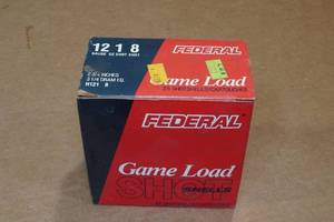 lot 470 image: 25 Federal Game Load 12 Ga 2-34 8 Shot Shotshells