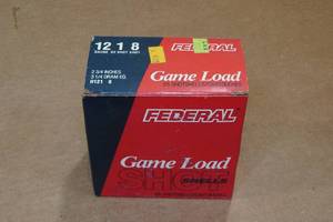 lot 471 image: 25 Federal Game Load 12 Ga 2-34 8 Shot Shotshells