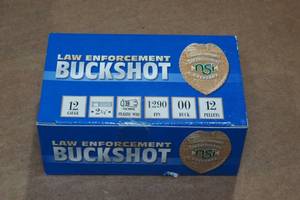 lot 481 image: 10 NSI 12 Ga 2-34 LE 00 Buck Buckshot Shotshells
