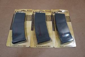lot 147 image: 3 MFT 30 Round AR-Format Magazines - with Window