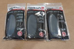 lot 157 image: 3 Amend 2 30 Round AR-Format Magazines