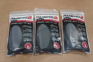 lot 161 image: 3 Amend 2 20 Round AR-Format Magazines