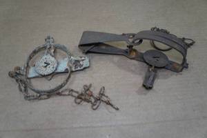 lot 173 image: 2 Vintage Animal Spring Traps