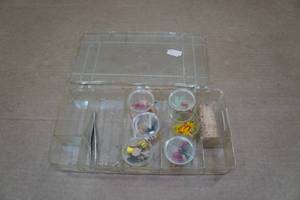 lot 187 image: Tackle Box Insert with Assorted Flies
