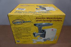 lot 214 image: Northern Industrial Electric Meat Grinder with Sausage Stuffer