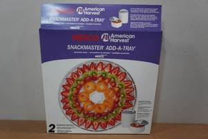 lot 222 image: Nesco Snackmaster Add-A-Tray 2-Pack