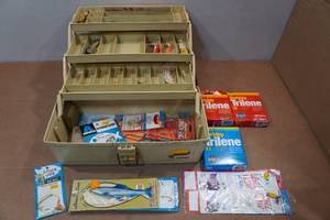 lot 227 image: Plano Tackle Box with Assorted Tackle