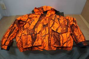 lot 234 image: Whitewater Blaze Orange Camo Jacket - 2XL