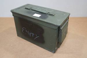 lot 264 image: Metal Ammo Box