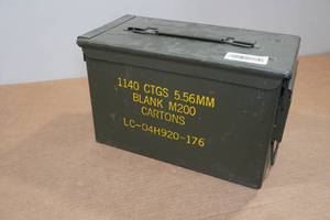 lot 266 image: Metal Ammo Box - 5.56mm