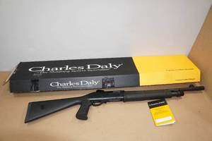 lot 1X image: Charles Daly Field Model 12 Gauge Tactical Pump Action Shotgun