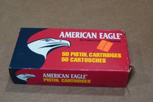lot 303 image: 50 American Eagle .40 S&W 180 Gr FMJ Ammo
