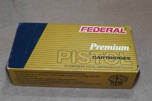 lot 314 image: 50 Federal Premium .45 Auto P 200 Gr Expanding FMJ Ammo
