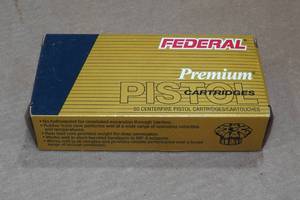 lot 317 image: 50 Federal Premium .45 Auto P 200 Gr Expanding FMJ Ammo