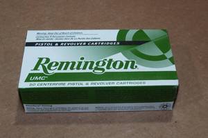 lot 323 image: 50 Remington UMC 9mm 115 Gr MC Ammo
