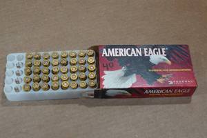 lot 325 image: 40 Federal Eagle .380 Auto 95 Gr FMJ Ammo