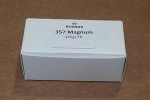lot 340 image: 50 .357 Magnum 125 Gr FP Ammo