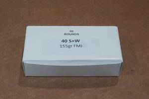 lot 346 image: 50 .40 S&W 155 Gr FMJ Ammo