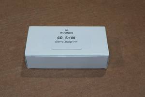 lot 348 image: 50 .40 S&W 200 Gr Sierra HP Ammo