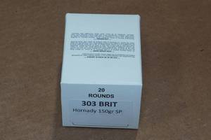lot 409 image: 20 .303 British 150 Gr Hornady SP Ammo